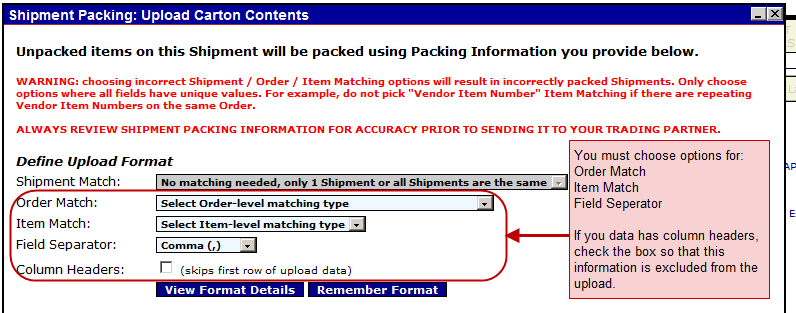 eZCom's Lingo software carton components function