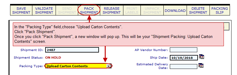 eZCom's Lingo software carton components function