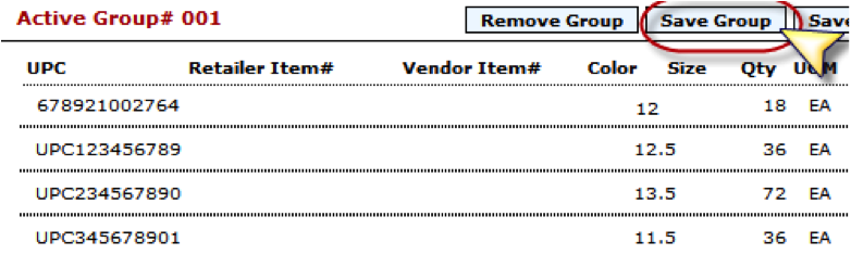 eZCom's Lingo software pre pack function